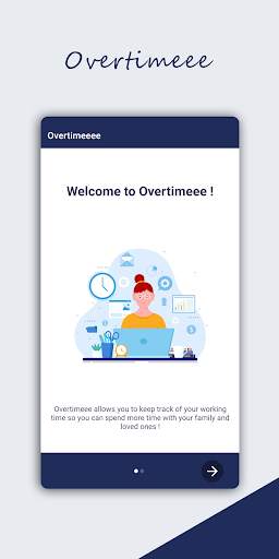 Overtime - Overtime tracking app 1 تصوير الشاشة