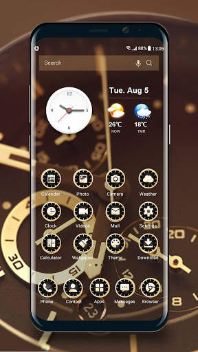 Clock launcher theme &wallpaper screenshot 4