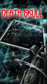 Dark Flame Devil skull gun Theme Keyboard screenshot 2