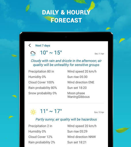 iOweather - The Weather Forecast, Alerts & Widgets screenshot 14