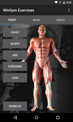 WinGym Exercises screenshot 1