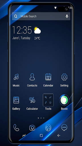 Metal APUS Launcher Theme screenshot 2
