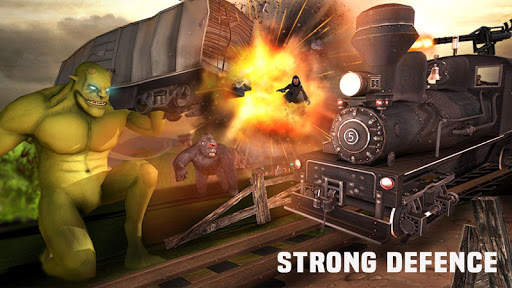 Uphill Sniper 3D: Monster Shooting Train Game screenshot 3