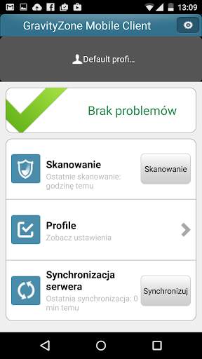 GravityZone Mobile Client screenshot 2