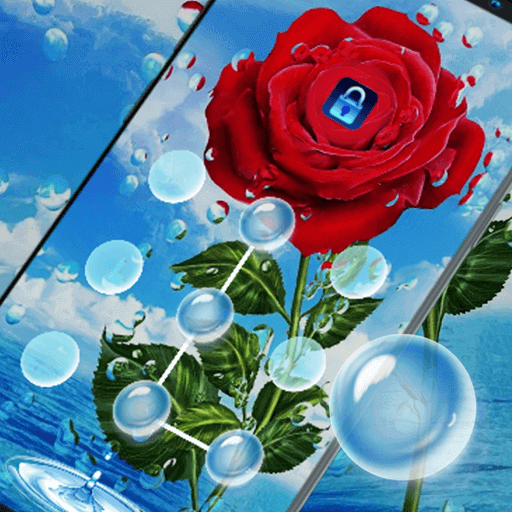 (FREE) Rose Flower - App Lock Master Theme icon