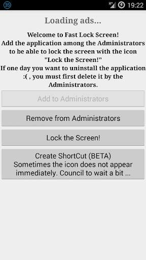Fast Lock Screen screenshot 1