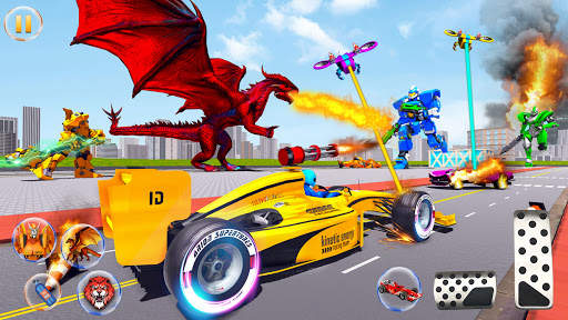 Flying Dragon - Car Robot Game screenshot 7