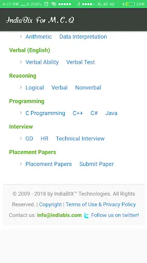 INDIABIX  FOR MCQ screenshot 4