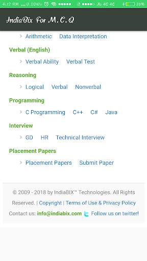 INDIABIX  FOR MCQ screenshot 4