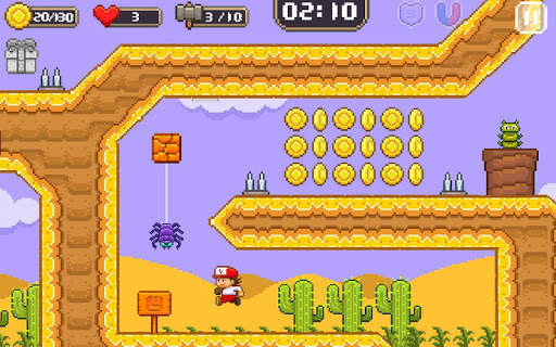 Super Jim Jump - pixel 3d screenshot 12