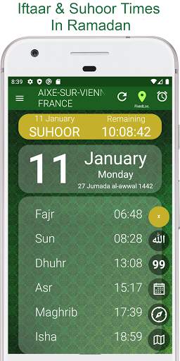 Alarme de Salah: heures de prière screenshot 4