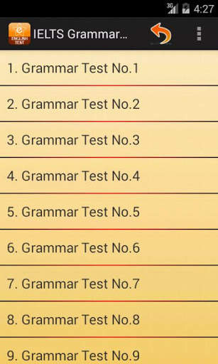 IELTS Grammar Test скриншот 2