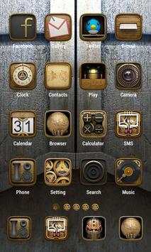 Metal  tema - ZERO launcher screenshot 2