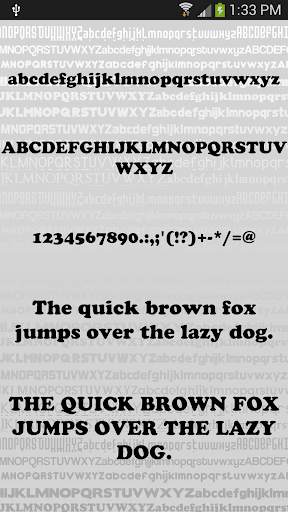 Clean2 font for FlipFont free screenshot 5