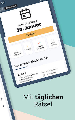 IQ Test Deutsch Gehirnjogging screenshot 11