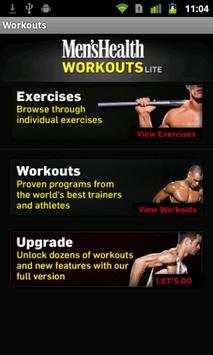 Men's Health Workouts Lite screenshot 1