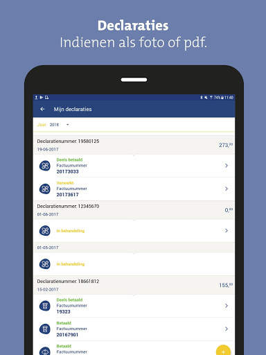 Menzis app 8 تصوير الشاشة