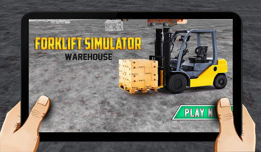 Forklift simulator warehouse screenshot 1