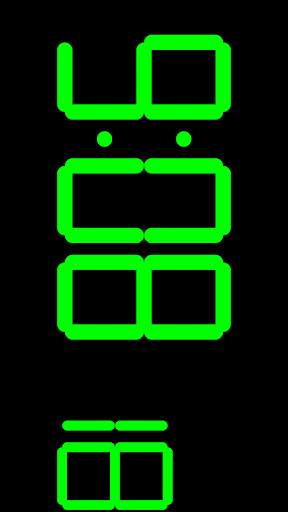 Digital Clock Seconds screenshot 4