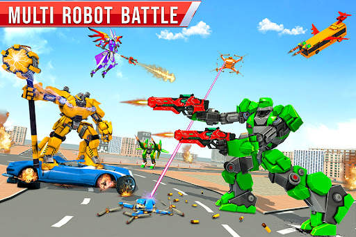 Flying Bus Robot Car Transform screenshot 3