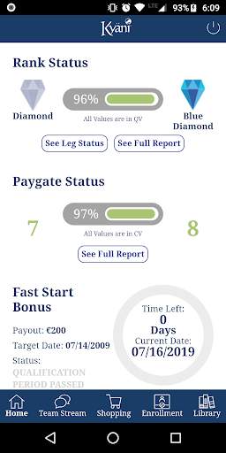 Kyäni Back Office screenshot 2