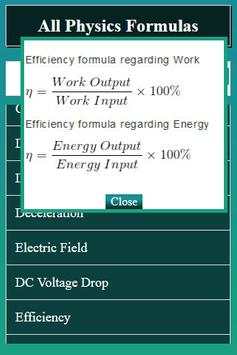 Physics Formulas screenshot 5