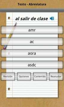 Abreviatura del Texto screenshot 3