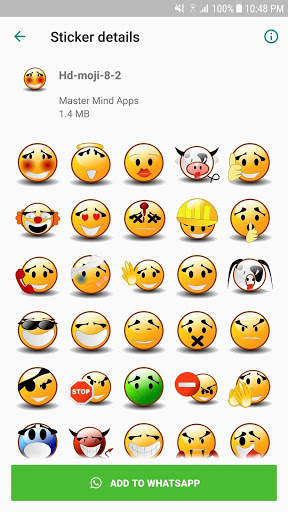Royal emoji stickers for WhatsApp (WAStickerApps) screenshot 6
