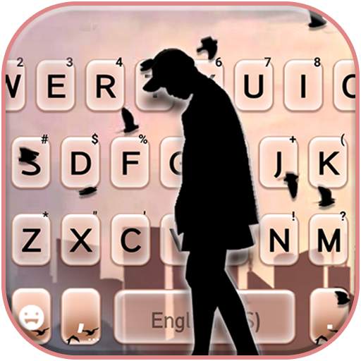 Lonely Man Keyboard Background 1.0