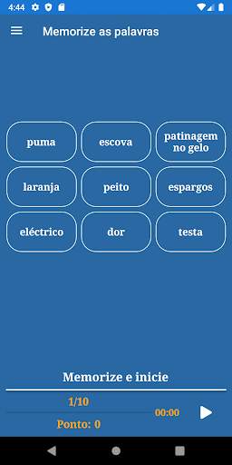 Treinamento de memória screenshot 6