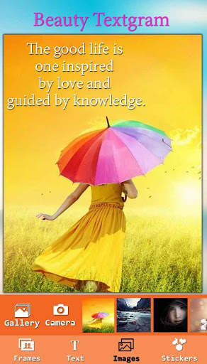 Beauty Textgram- Text on Photo screenshot 1
