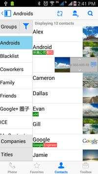 DW Contacts IOS 7 Theme скриншот 3