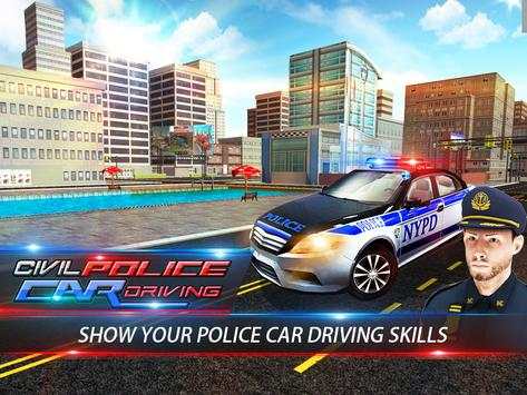 Civil Police Car Driving 2016 screenshot 5