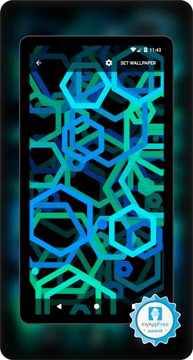Hex AMOLED Neon Live Wallpaper 2021 screenshot 9