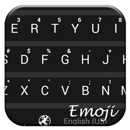 BarFlat Dark Emoji Keyboard icon