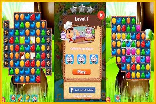 Cookie Crush‏ Mania - Match and Crush Puzzle screenshot 1