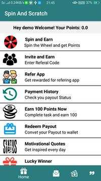 Spin and Scratch - Earn Money Online screenshot 2