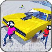 Stickman Destruction Car Driving 3D: Annihilation 1.1