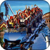 RollerCoaster Rush :Crazy Fastest Coaster Ride Sim icon