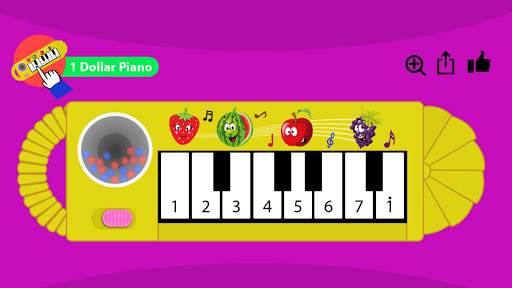 1 Dollar Piano - Toy Piano screenshot 1