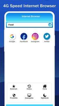 4G Speed Internet Browser - Fast Internet Browser screenshot 1