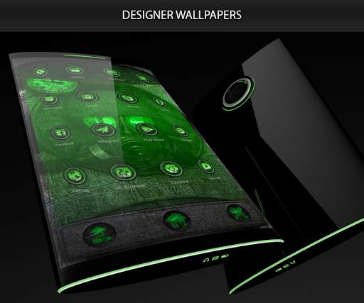 Green Biohazard Theme screenshot 2