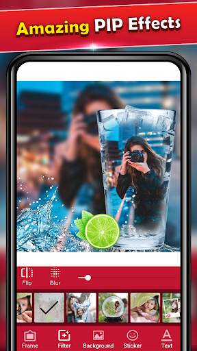 PIP Camera & Photo Editor screenshot 1