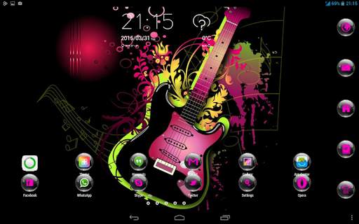 Pink Black Theme screenshot 12