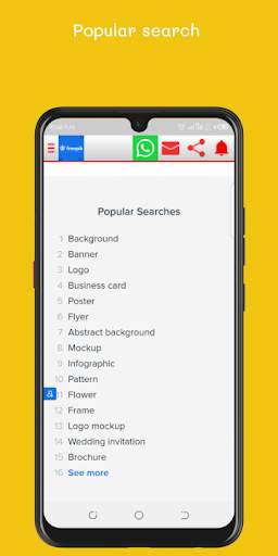 Freepik: graphic design (official app) 9 تصوير الشاشة