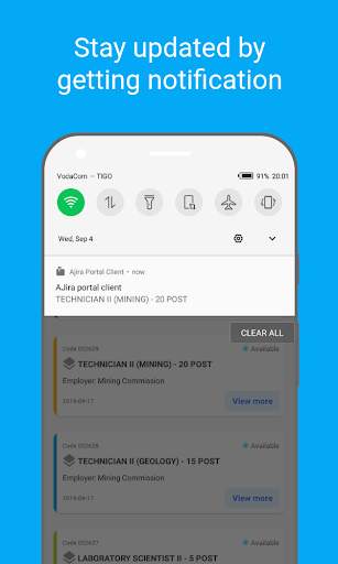 Ajira Portal Client screenshot 1