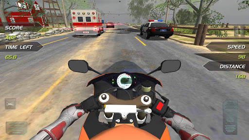 Highway Motorbike Rider screenshot 1