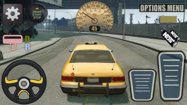 Taxi Driving Park Simulator screenshot 2
