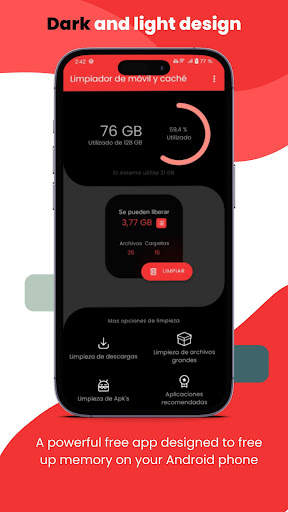 Mobile and cache cleaner screenshot 3
