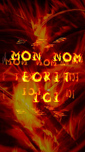 3D Mon Nom Fond d'écran animé screenshot 3